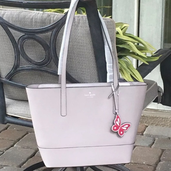 Kate spade large adley tote muted taupe beige - Picture 1 of 7